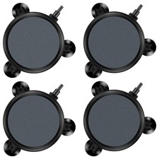 Pawfly Aquarium 4 Inch Air Stone Disc Bubble Diffuser Release Tool for Black
