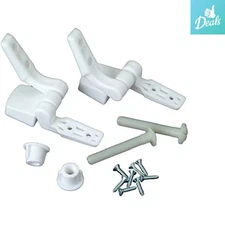 Effortless Installation with Master Plumber 479-56 Toilet Seat Hinge - White