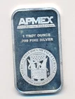 APMEX 1 TROY OUNCE .999 SILVER BAR EAGLE