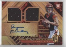 2019 Panini Gold Standard Rookie Jersey Double 4/75 Ryan Finley #246 Auto 08gt