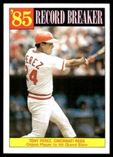 Tony Perez 1986 Topps #205 Cincinnati Reds MLB READ FREE SHIPPING AutographDen