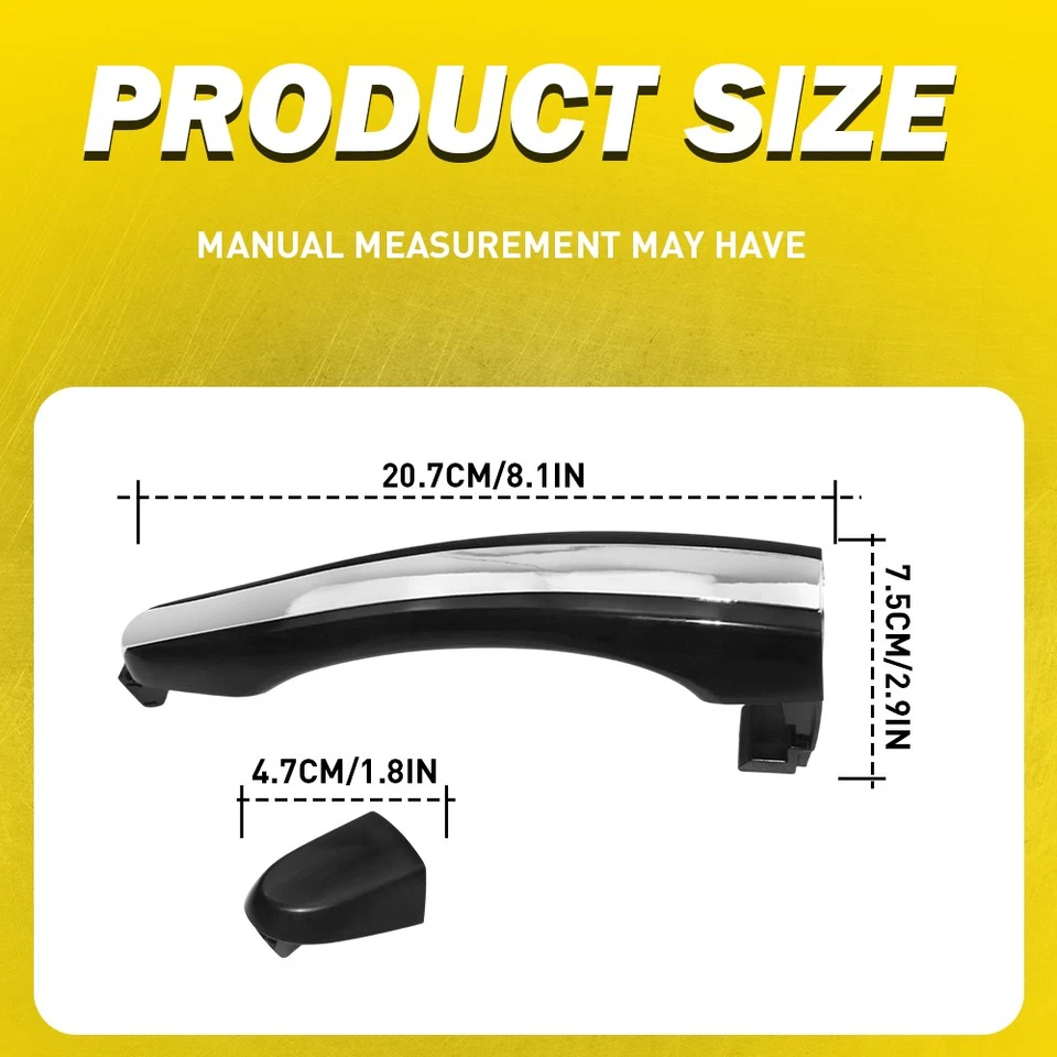 Manija de puerta exterior delantera derecha para Hyundai Azera 2006-2010 2011 Foto 4 de 4