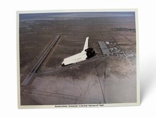 Vintage NASA Shuttle Enterprise First Tail Cone Flight 8x10 Lithograph RARE
