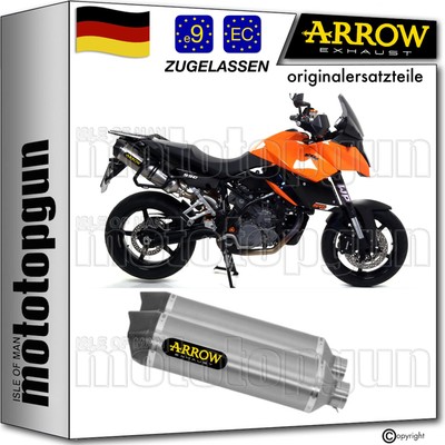 auspuff zugelassen kat doppel auspuff c tech arrow fur ktm 990 smt 2013 13