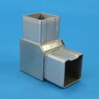 Edelstahl GeläNder Handlauf Winkel 90° FüR Vierkantrohr 40X40 Mm Ecke Bauteil Va