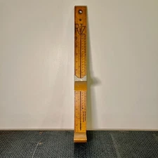 Vintage Ritz Wooden Shoe Sizer Stick Foot Measurer Length Width Adults Children