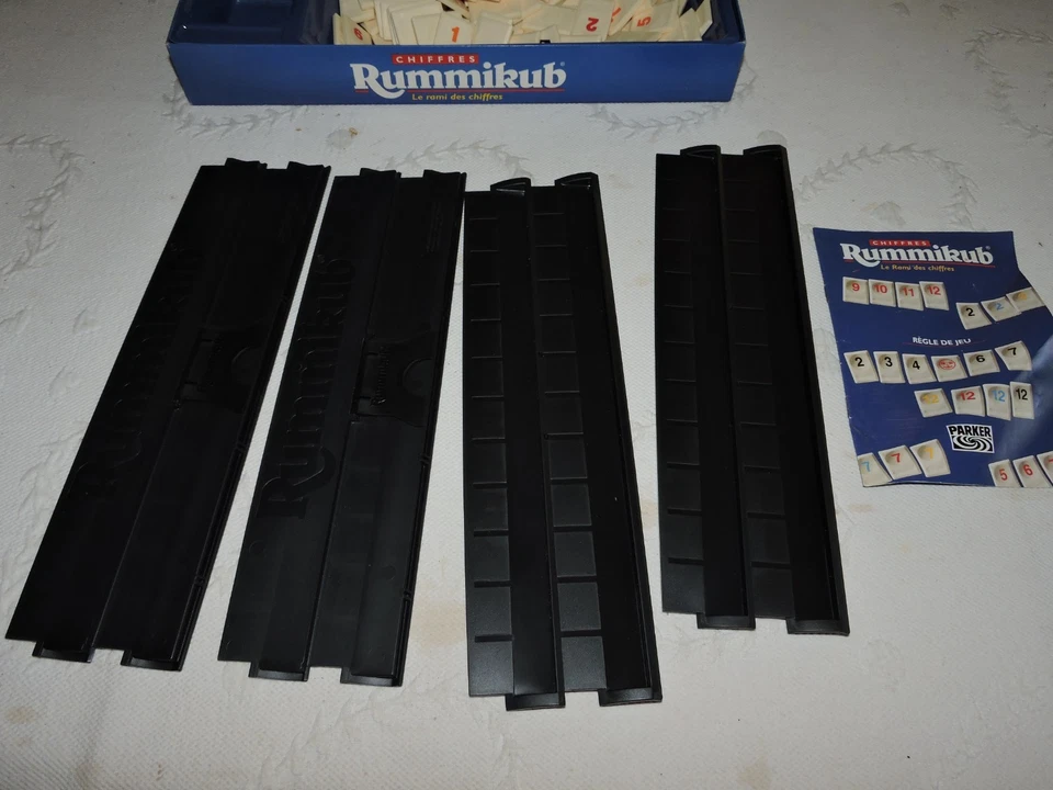 RUMMIKUB LE RAMI DES CHIFFRES Parker Complet Propre avec règle TBE - Photo 3/4