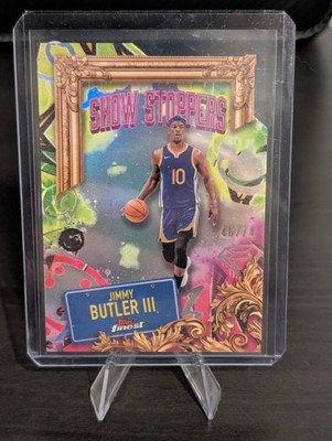 2024-25 Topps Finest Showstoppers Die-Cut Refractor /74 Jimmy Butler III #S-9