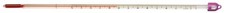 Thermometer - Partial Immersion Single Scale -2 C 11 C - White-Backed
