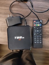T95m Android 4K TV Box, With Charger Plug And Remote