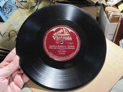 1904 ENRICO CARUSO 1st VICTOR Rec' w piano Cavalleria SICILIANA O Lola 81030