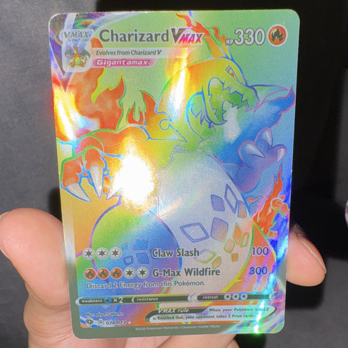 Pokemon Charizard VMAX 074/073 Champions Path Secret Rare Full Art Holo ENG