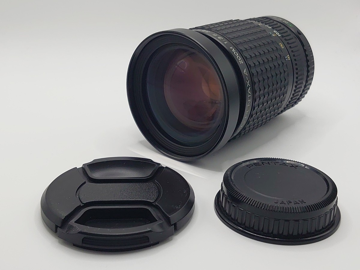 SMC Pentax-A 35-105mm F3.5 MF Macro Zoom Lens K mount, listed from