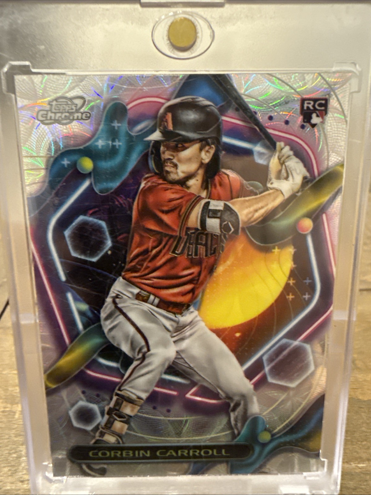 2023 Topps Cosmic Chrome - Corbin Carroll #7 Nucleus Refractor (RC)