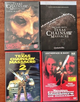 Texas Chainsaw Massacre: The Beginning & Part 2 & Die Rückkehr Uncut FSK18 DVD