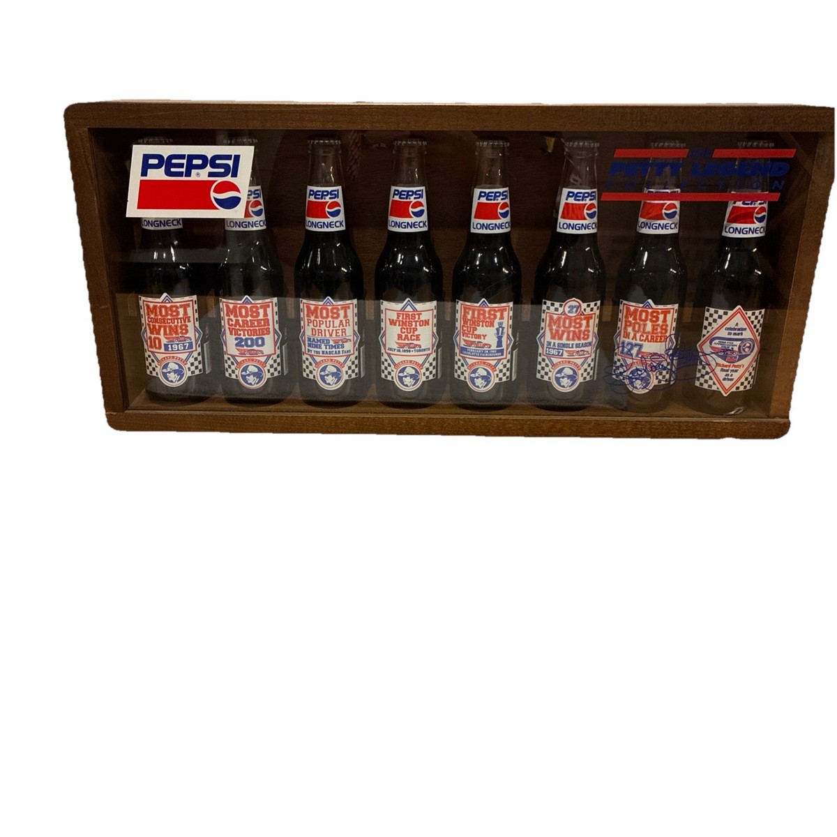 Pepsi Long Neck Bottles Of Richard Petty NASCAR Racing | eBay