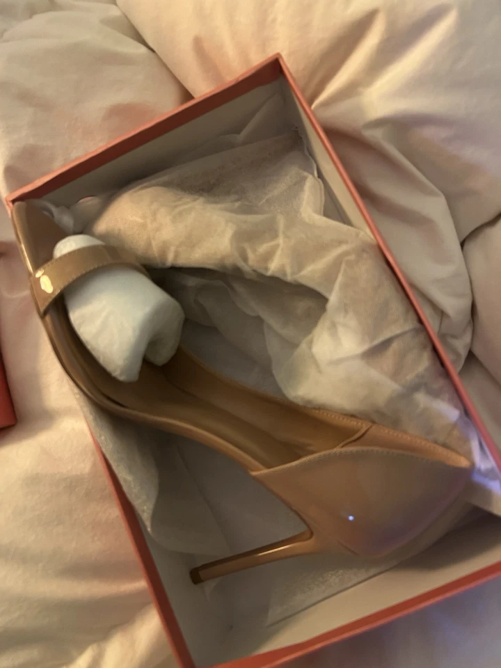 Mujer Moda D'Orsay Peep Toe Sandalias de Tacón Alto Zapatos de Boda de Novia Foto 4 de 4