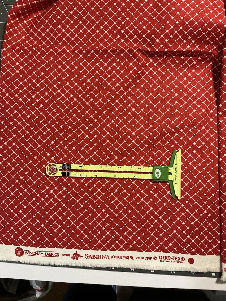 Fabric Lot Of Red, White And Blue, Windham And Moda, Total Of 3.75 Yds - Image 2 of 4