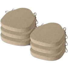 Chair Cushions for Dining Chairs Set of 6 Windsor Kitchen Chair Cushions with...