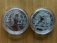 2021 Robin Hood & 2022 Maid Marion 1oz .999 Myths & Legends Silver Bullion Coins