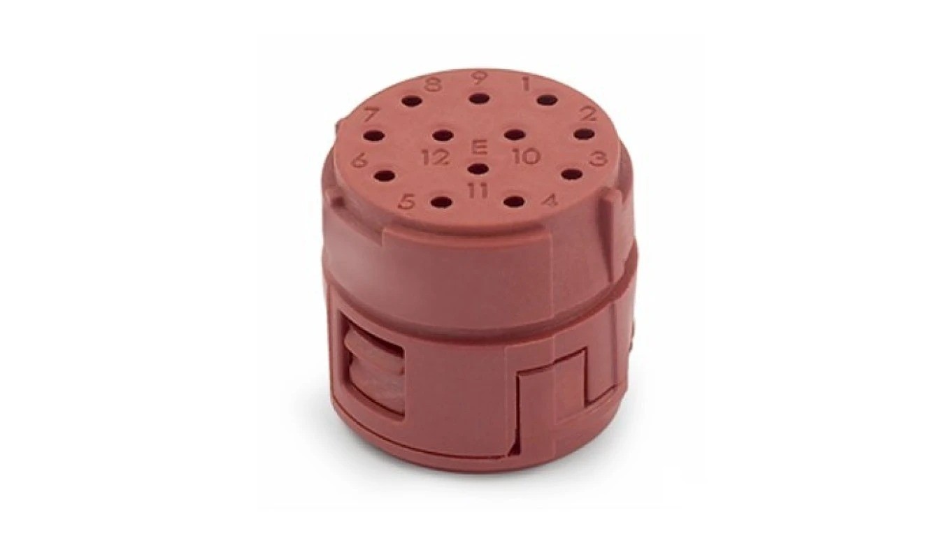 12 Pin Cartridge For M23 Connectors Without Contacts 73002719