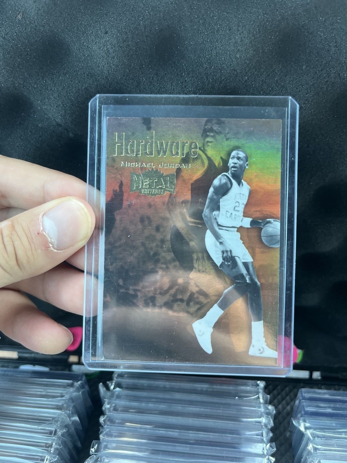 Michael Jordan 2011-12 fleer Retro Metal Championship Hardware #1 Mint