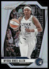 Myisha Hines-Allen 2024 Panini Prizm WNBA #20 Silver Prizms Minnesota Lynx