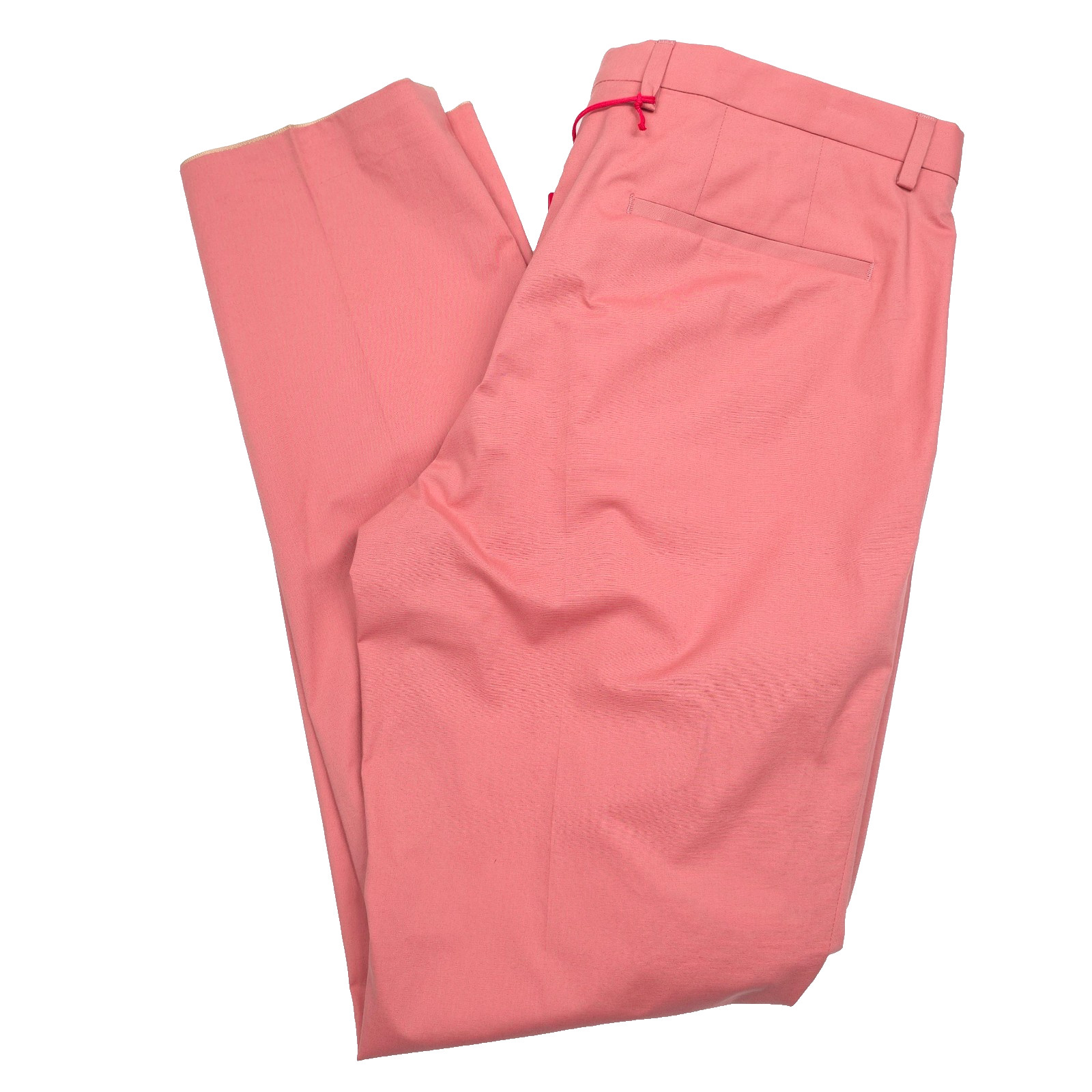 Hugo Boss Arti 232x Suit Pants Mens 34R Extra Slim Fit Solid Pink Cotton Blend 14890₽