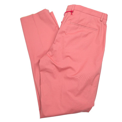 Hugo Boss Arti 232x Suit Pants Mens 34R Extra Slim Fit Solid Pink Cotton Blend