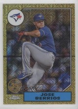 2022 Series 2 1987 Topps Chrome Silver Pack Mojo Jose Berrios #T87C2-96 0b4t