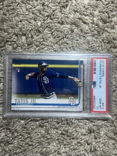 2019 Fernando Tatis Jr Topps Rookie PSA 10