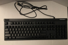 CyberPowerPC Nohi 02 RGB Wired USB LED Backlit Black Gaming Keyboard KB-161-104