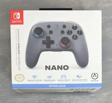 PowerA Nano Enhanced Wireless Controller for Nintendo Switch - Grey-Neon