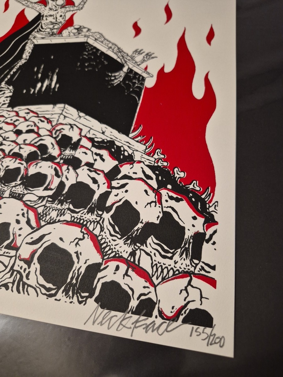 NECKFACE ネックフェイス 直筆原画 アート ART supreme Neckface Print Signed /200 Zine Graffiti Art Supreme | eBay