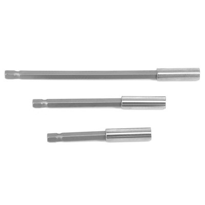 HOT 1/4'' 75/100/150mm Stahl magnetische Hex Spritzkopf Schraubendreher Bit Set *