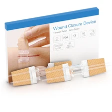 Zip Stitch Wound Closure Kit, Butterfly Bandages,Quick Clot for Easy Use, Sur...