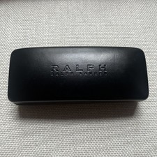 RALPH LAUREN BLACK SUNGLASSES EYEGLASSES CASE HARD CASE CLAMSHELL