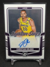 2024-25 Panini Donruss Optic - Signature Series Christian Koloko,  #SS-KOL (AU)
