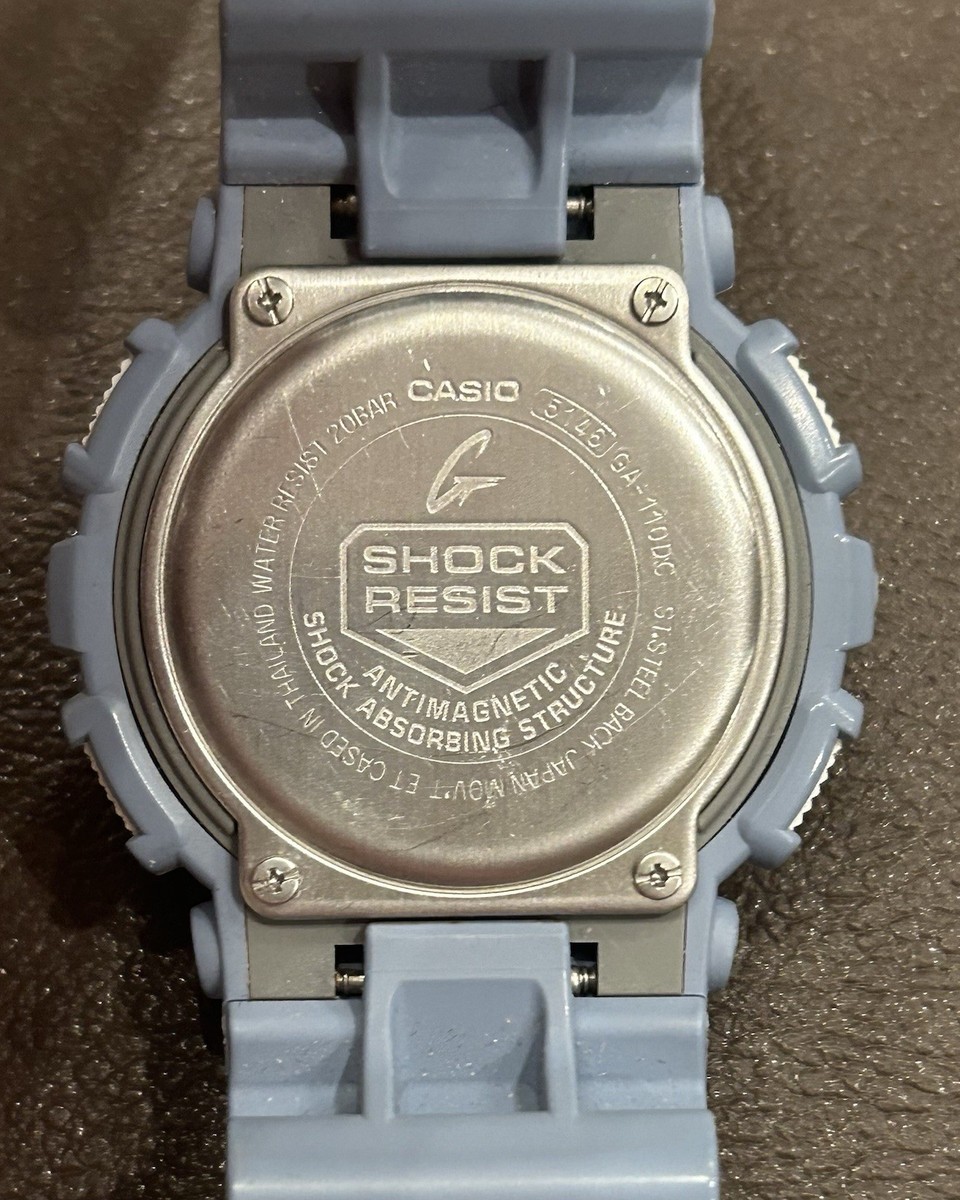 CASIO GA-110DC G-SHOCK Denim Blue | eBay