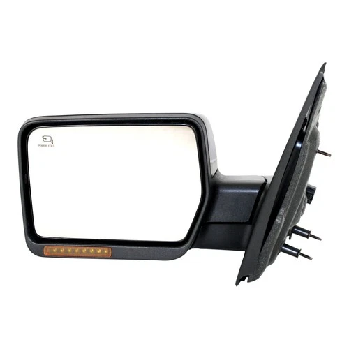 Mirror For 2007-2008 Ford F-150 Power Folding With Puddle Light Paintable Left