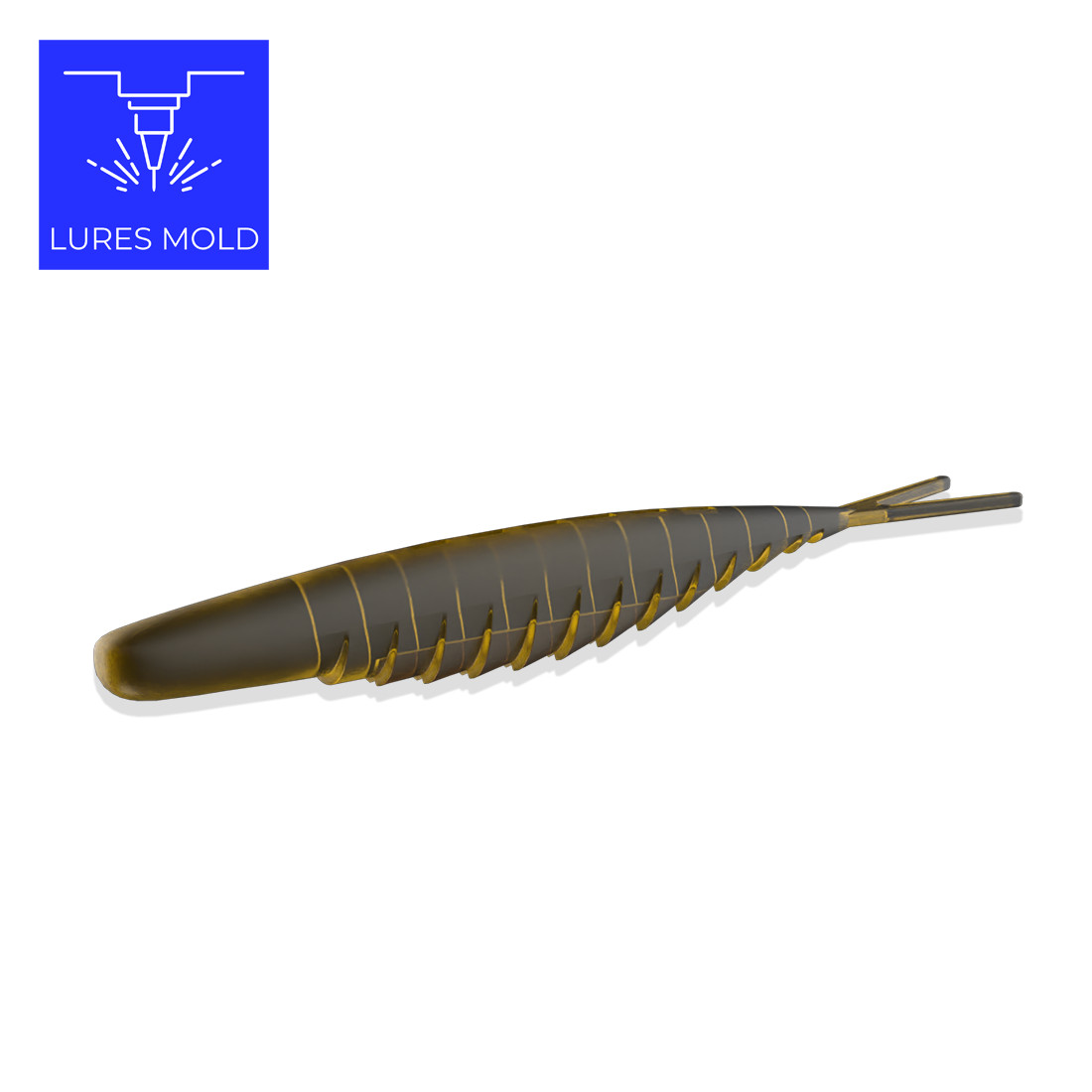 Bait DIY Fishing Mold Soft Plastisol Soft Jerkbait K042 5inch - Image 4