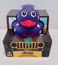 Its A Jeep Thing Branded Logo 5 Blue With Stars Rubber Collectible Duck Ducked