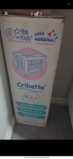 Cribs for Kids Cribette Play Yard for Infant, Foldable w/ Removable Bassinet
