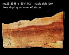Maple Slab  Live Edge  River Table  DIY  Resin Slab  MA25-2398
