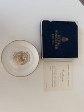limited edition 1973 Royal Worcester dish Insurance Institute Manchester Boxed