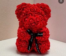 2026 New Artificial Flower Eternal Rose Teddy Bear for Mom Mother'S Day Birthday
