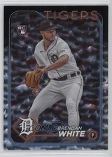 2024 Topps Series 1 Silver Crackle Foil Brendan White #8 uk2