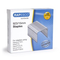 Heftklammern Rapesco 1239 Verzinkt 15 Mm 1000 StüCk Robust BüRobedarf
