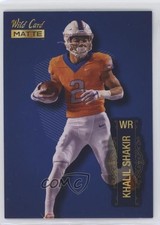 2022 Wild Card MATTE Blue Khalil Shakir #MB-74 0c4