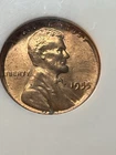 1955 Wheat Cent Coin NMM BU-UNC RD Beautiful Coin! No reserve!